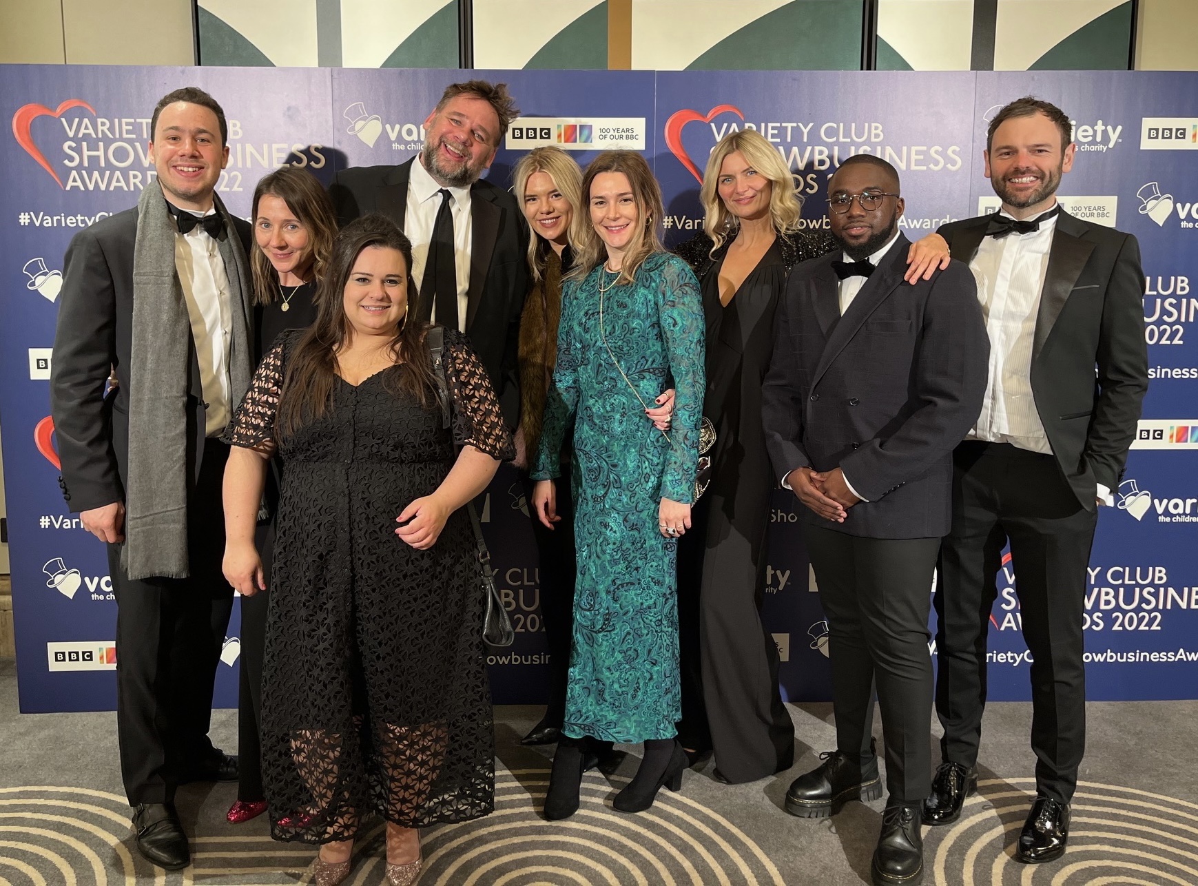 Dragonfly attends Variety Club Showbusiness Awards 2022